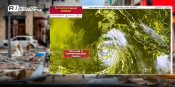 Huracán «Carlotta» se intensifica y podría alcanzar categoría 3