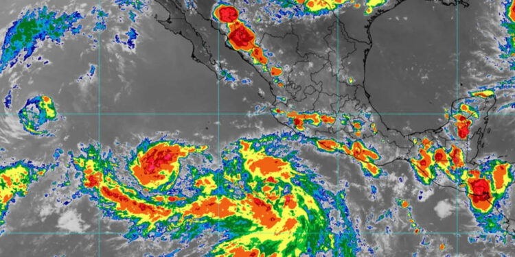Zona de baja presión en el Pacífico con 90 por ciento de probabilidad de desarrollo ciclónico