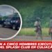 Encuentran a cinco hombres ejecutados cerca del Splash Club en Culiacán