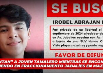 “Levantan” a joven tamalero mientras se encontraba vendiendo en fraccionamiento Jabalíes en Mazatlán