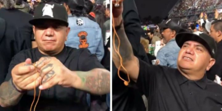Hombre esparce cenizas de su amigo durante concierto de Caifanes y lo tunden en redes: “Pues si no es ritual”