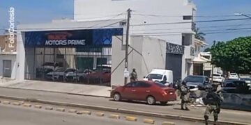 Atentan contra negocio de carros en la Colonia Hidalgo, Culiacán