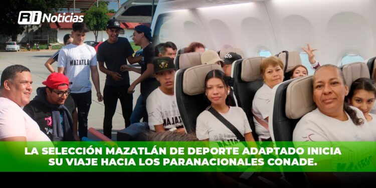 La Selección Mazatlán de deporte adaptado inicia su viaje hacia los Paranacionales Conade.