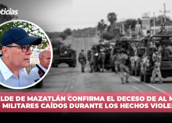 Alcalde de Mazatlán confirma el deceso de al menos seis militares caídos durante los hechos violentos