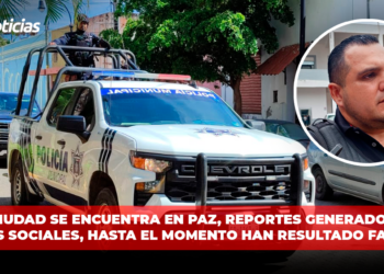 La ciudad se encuentra en paz, reportes generados en redes sociales, hasta el momento han resultado falsos.