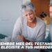 Septiembre mes del testamento: ¿Ya elegiste a tus herederos?