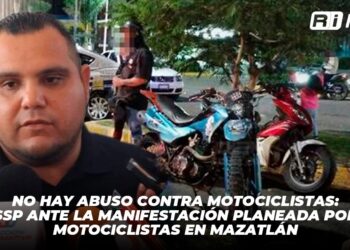 No hay abuso contra motociclistas: SSP ante la manifestación planeada por motociclistas en Mazatlán