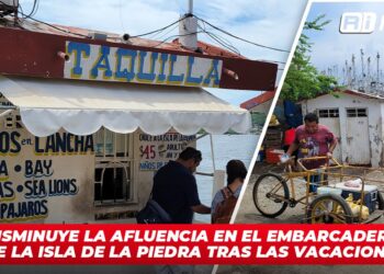 Disminuye la afluencia en el embarcadero de la Isla de la Piedra tras las vacaciones