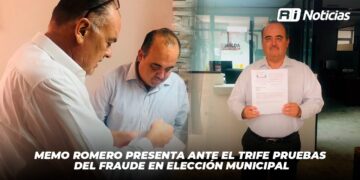 Memo Romero presenta ante el TRIFE pruebas del fraude en elección municipal