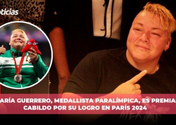Rosa María Guerrero, medallista paralímpica, es premiada en Cabildo por su logro en París 2024