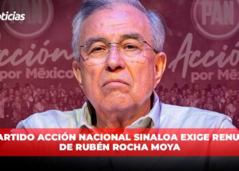 El Partido Acción Nacional Sinaloa exige renuncia de Rubén Rocha Moya