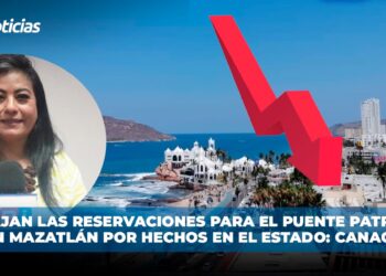 Bajan las reservaciones para el puente patrio en Mazatlán por hechos en el estado: CANACO
