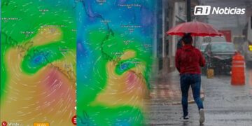 Tormenta tropical “Ileana” se debilita mientras se desplaza hacia el norte de Sinaloa