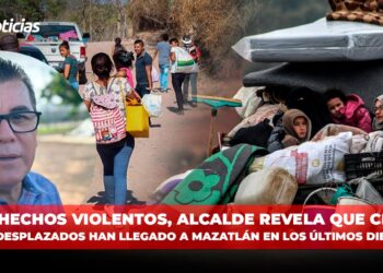 Por hechos violentos, alcalde revela que cerca de 80 desplazados han llegado a Mazatlán en los últimos diez días