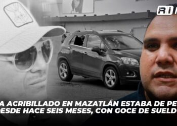 Policía acribillado en Mazatlán estaba de permiso desde hace seis meses, con goce de sueldo