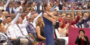 AMLO celebra triunfo de Claudia Sheinbaum durante su sexto Informe de Gobierno