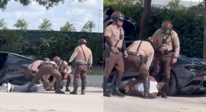 Policía que arrestó a Tyreek Hill, jugador de los Dolphins, es investigado y separado de su cargo