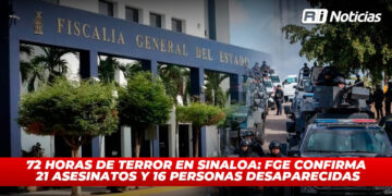 72 horas de terror en Sinaloa: FGE confirma 21 asesinatos y 16 personas desaparecidas