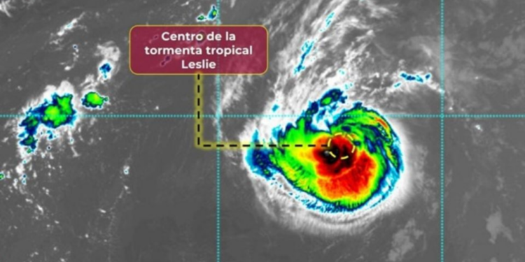 Tormenta Tropical Leslie se forma en el Atlántico: ¿Qué estados afectará?