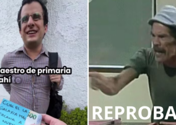 Maestro de primaria se vuelve viral por no responder correctamente preguntas básicas de cultura general
