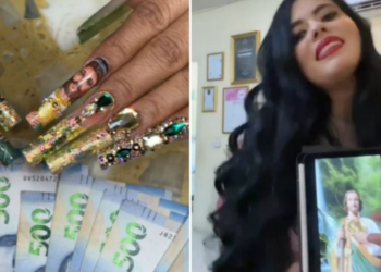 Manicurista se vuelve viral por hacer unas uñas de San Judas Tadeo valuadas en 11 mil pesos