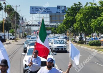 Culiacán se une en la “Caravana por la Seguridad” bajo el lema “Paz en Movimiento”