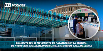 Disminuye 20% el movimiento de pasajeros en la central de autobuses de Mazatlán