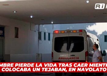 Hombre pierde la vida tras caer mientras colocaba un tejaban, en Navolato