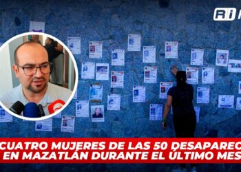 Son cuatro mujeres de las 50 personas desaparecidas en Mazatlán durante el último mes