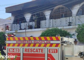 Se registran dos incendios en viviendas de diferentes colonias de Mazatlán