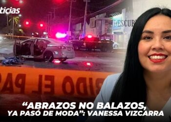 “Abrazos no balazos, ya pasó de moda”: Vanessa Vizcarra