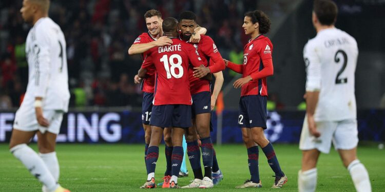 Real Madrid cae ante el Lille y se va hasta el fondo de la tabla en la Champions League