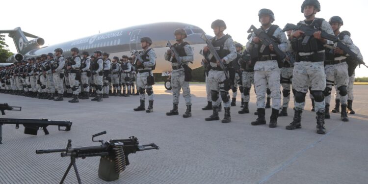 Se suman más elementos de la Guardia Nacional a las operaciones preventivas y de inteligencia en Sinaloa