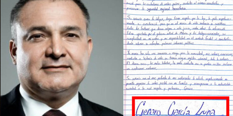 “Mucho cinismo, ahora resulta que es una víctima”: Sheinbaum sobre nueva carta de García Luna a juez de NY