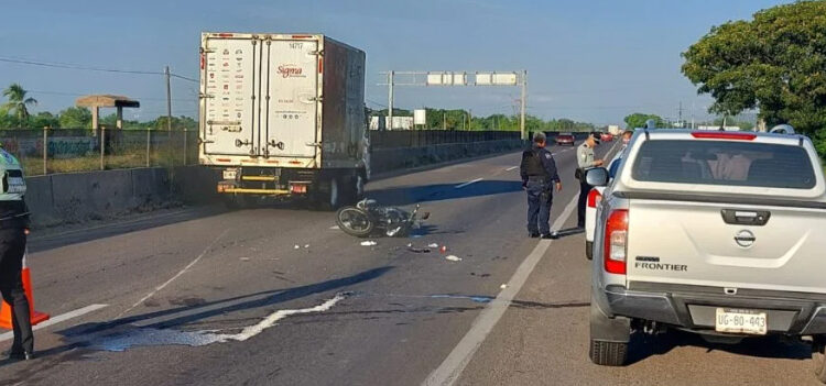 Muere motociclista en accidente cerca del aeropuerto de Mazatlán