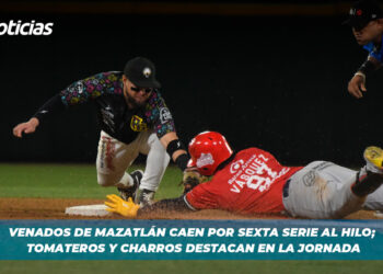 Venados de Mazatlán caen por sexta serie al hilo; Tomateros y Charros destacan en la jornada