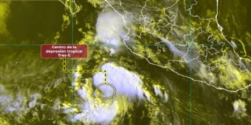 Se forma la Depresión Tropical Catorce-E frente a las costas de Colima, Jalisco y Michoacán
