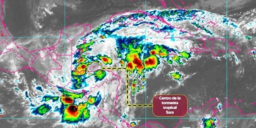 Tormenta tropical Sara se acerca a México con fuertes lluvias en 5 estados