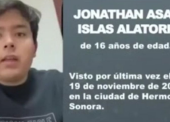 Hallan con vida a Jonathan Asael, joven desaparecido junto a su amigo en Sonora