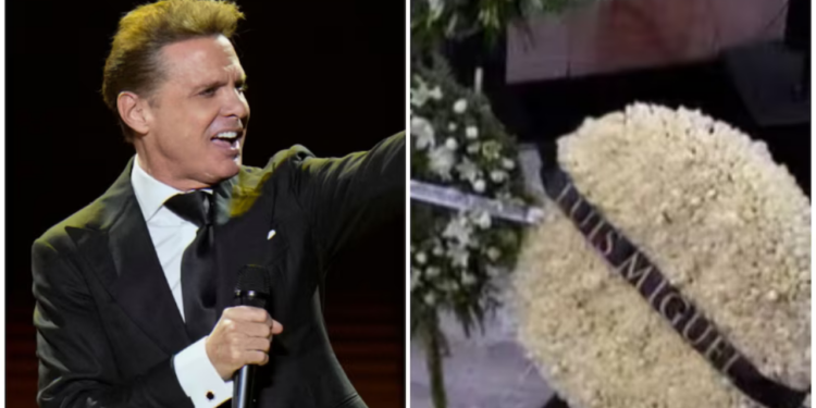 Critican a Luis Miguel por enviar una corona de flores con su nombre para Silvia Pinal: “Quiso protagonizar”