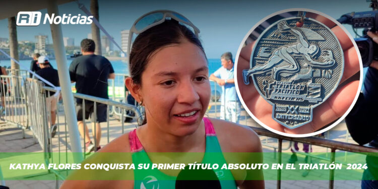 Kathya Flores conquista su primer título absoluto en el Triatlón Pacífico 2024