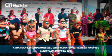 Arrancan las emociones del Gran Maratón y Triatlón Pacífico Mazatlán Chevron 2024