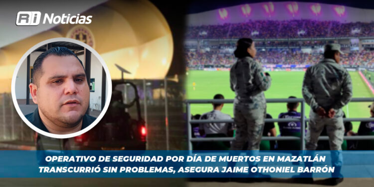 Operativo de seguridad por día de muertos en Mazatlán transcurrió sin problemas, asegura Jaime Othoniel Barrón