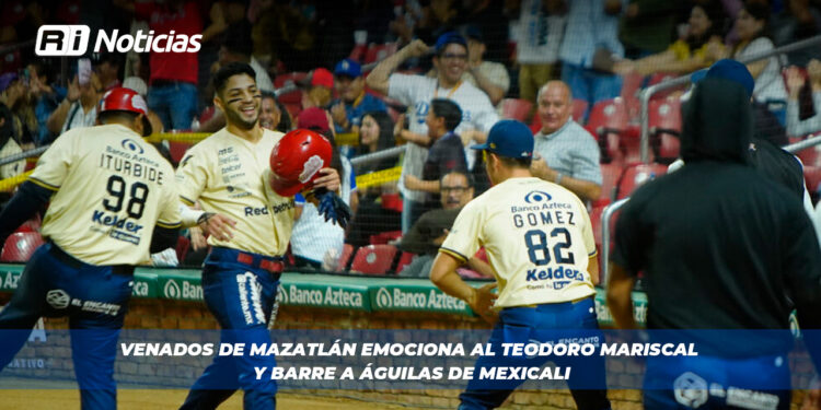 Venados de Mazatlán emociona al Teodoro Mariscal y barre a Águilas de Mexicali