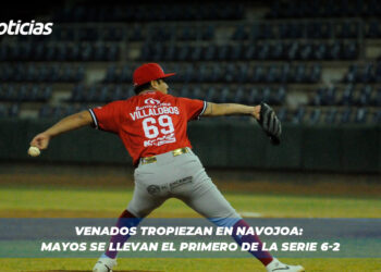 Venados tropiezan en Navojoa: Mayos se llevan el primero de la serie 6-2
