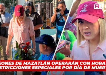 Panteones de Mazatlán operarán con horarios y restricciones especiales por Día de Muertos