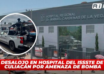 Desalojo en hospital del ISSSTE de Culiacán por amenaza de bomba