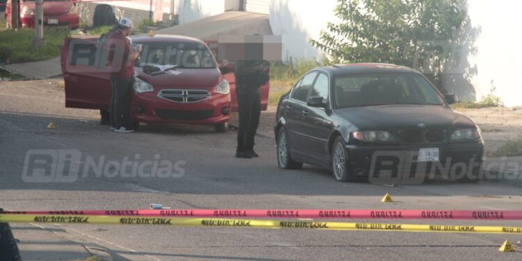 Localizan automóvil baleado en la colonia Sánchez Celis