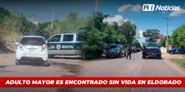 Adulto mayor es encontrado sin vida en Eldorado