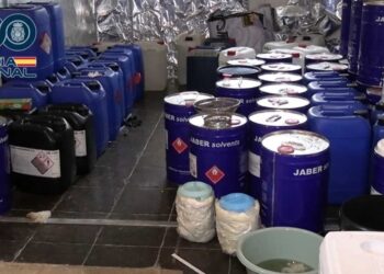 Así eran los laboratorios del químico de los ‘Chapitos’ en España